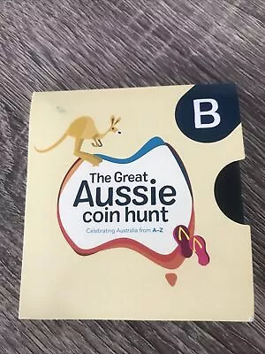 2019 AUSTRALIAN $1 ONE DOLLAR - B Boomerang A-Z THE GREAT AUSSIE COIN HUNT UNC • $5.50