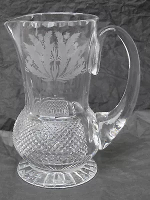 £79.99 • Buy Edinburgh Crystal Thistle Whiskey Water Jug 6  Signed
