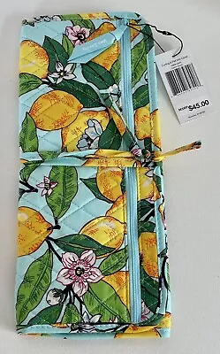 Vera Bradley Lemon Grove Travel Curling Flat Iron Cover Case Holder 🍋 *NWT* • $13.99