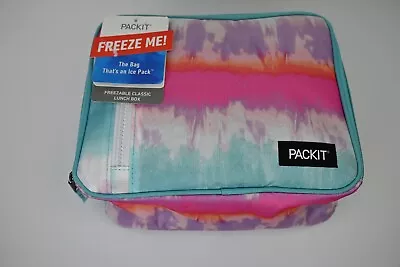 Packit Freezable Classic Lunch Bag 10x4.5x8   Tie-Dye Sorbet • $24.99