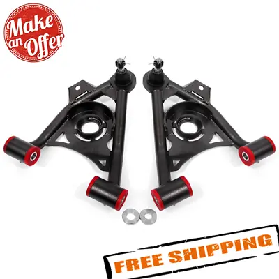 BMR Suspension AA034 Black Hammertone Front Lower A-Arms For 79-93 Ford Mustang • $406.96