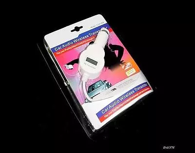 £5.99 • Buy IPod Nano Touch Classic White In Car FM Transmitter & Charger