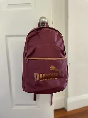 $43 • Buy Puma Backpack - Puma Maroon And Gold Backpack Bag AU Stock