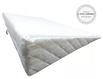Deluxe Quilted Baby Reflux Wedge Pillow For Cot Or Cot Bed - Hypoallergenic Foam • £19.99