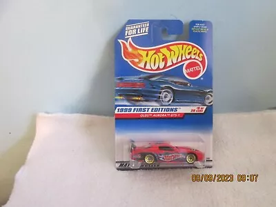 1999  Hot Wheels First Editions Olds Aurora Gt3  Silver  5/26 #911 (l) • $1.50