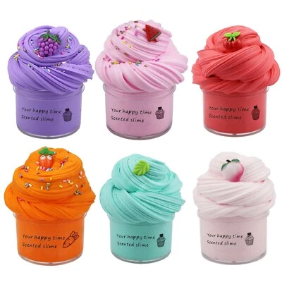 $7.48 • Buy 70ml DIY Butter Slime Fruit Kit Soft Non-Sticky Cloud Slime Scented Toy Kid Gift