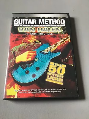 Guitar Method: In The Style Of Van Halen DVD Curt Mitchell US Seller Ships Free • $16