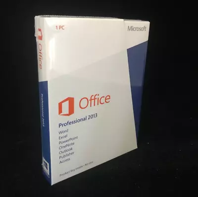 Brand New Microsoft Office Professional 2013 Product Key Card (269-16094) • $72.69