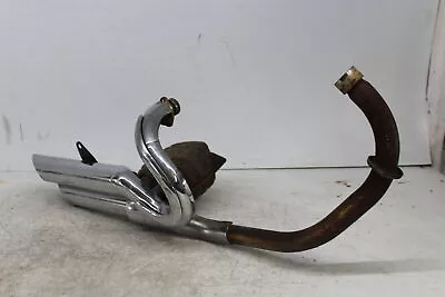 94 Yamaha Virago 535 Xv535 Full Exhaust System Headers Head Pipe Muffler • $57.88