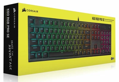 $251.95 • Buy Corsair K60 RGB PRO SE Mechanical Gaming Keyboard, Backlit RGB LED, CHERRY VIOLA
