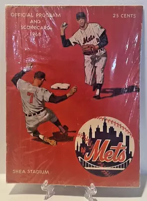 1968 New York Mets Official Program & Scorecard Sealed • $19.99