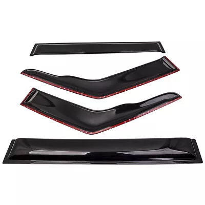 4pcs Door Visor Weather Shield  For Nissan Patrol GQ Y60  Auto Mirror 1988-1997 • $56