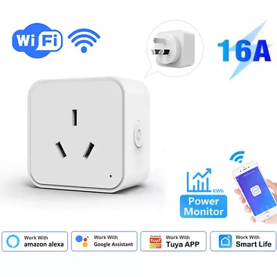 Tuya WiFi/Zigbee 16A Smart AU Socket Plug Voice Control For Alexa Google Home AU • $22.90