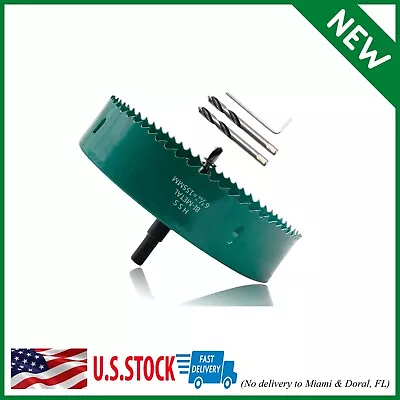 6-1/8 Inch / 155Mm Hole Saw With Arbor 6.1 Inch Hole Saw HSS Bi-Metal Hole Cutt • $22.09