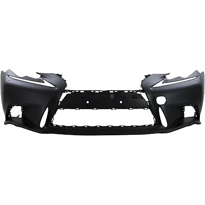 Front Bumper Cover For 2014-2015 Lexus IS250 W/ F-Sport Pkg/HLW Holes Primed • $146.16