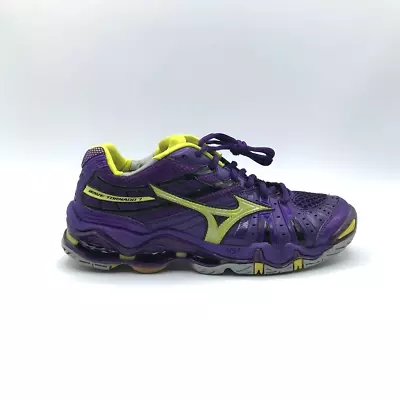 Mizuno Womens Wave Tornado 7 Athletic Shoes Purple 430142 6030 Lace Up Mesh 8.5M • $36.99