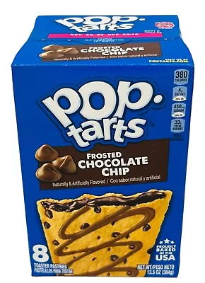 £5.65 • Buy Kellogg's Pop Tarts Frosted Chocolate Chip Toaster Pastries 13.5 Oz
