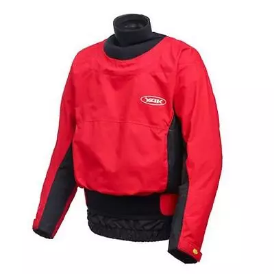 Yak Zeus Whitewater Dry Cag Kayak Canoe Sup Watersports Jacket Large Red • £104.95