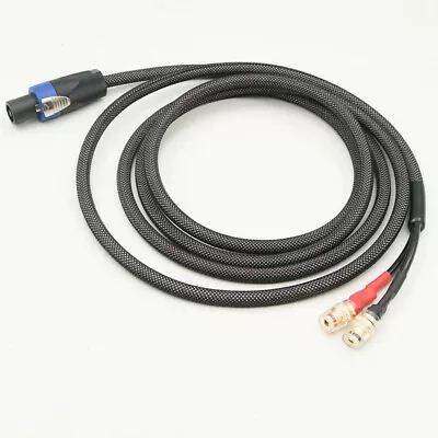 OFC Copper REL SUB Subwoofer Speaker Cable - Speakon To Dual 4mm Binding Post • £32.40