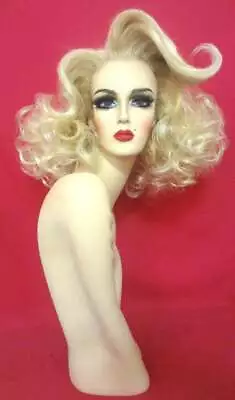 AMANDA LEPORE WIG Lace Front Lady GaGa Big Marilyn Monroe Blonde Drag ALL COLORS • $175