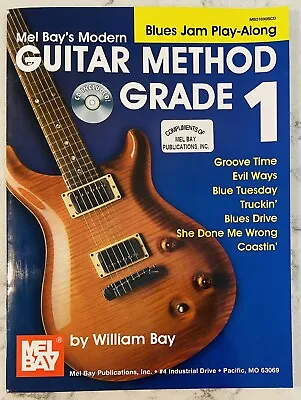 NEW MEL BAY'S Modern Guitar Method Grade 1 Blues Jam Play-Along  • $14.99