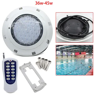 LED RGB Swimming Pool Light IP68 Waterproof Underwater Lamp 12V 36W With Remote • $40.85