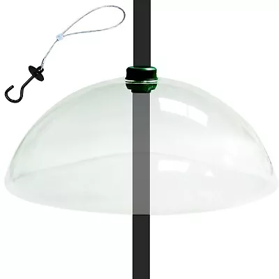 £16.35 • Buy Universal Squirrel Baffle Clear Dome Bird Feeder Protection Hanging Guard Proof