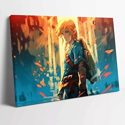 The Legend Of Zelda Stretched Canvas Or Poster Print Wall Art More Size • £12.99