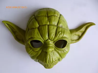 Star Wars Talking Yoda Mask Cosplay Fancy Dress Adult Child Hasbro 2018 - Rare? • £22