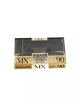 Metal Cassette Tape Maxell MX90 '88-'89 Version - New & Sealed • £19.95