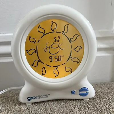 £19.99 • Buy The Gro Company Gro Clock Sleep Trainer Night Light For Children Kids Baby VGC