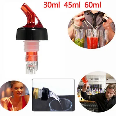 60/45ml SHOT MEASURED BAR LIQUOR BOTTLE POURER POUR SPOUTS COMMERCIAL Household  • $8.73