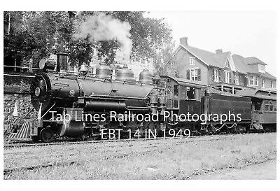 East Broad Top Ebt 14 Mt Union Pa At Depot On July 31 1949 - New 5x8 Photo • $3