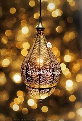 Moroccan Lantern Lamp Shades Lighting Turkish Hanging Lamp Hole Seljuks Pattern • $91.15
