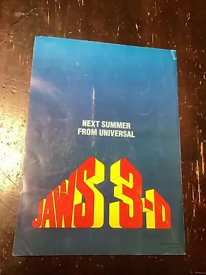 Jaws 3-D Store Display Promo • $55