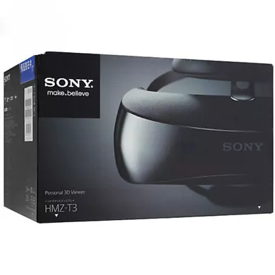 Sony Wireless Head Mounted Display Personal 3D Viewer HMZ-T3 Organic EL New • $899.99