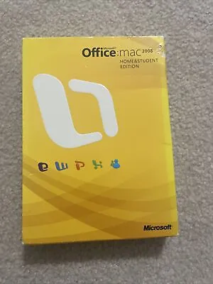 Microsoft Office 2008 Home And Student Edition For Mac 3 License Keys Pre-owned • $12.95