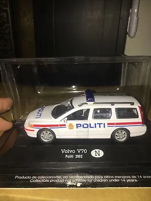 LE7626 FABBRI 1/43 Voiture Volvo V70 Politi 2002 Norway Auto Polizia • £15.99