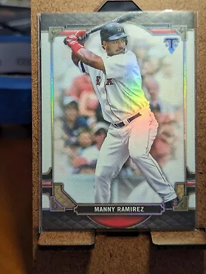 Manny Ramirez  2022 Topps Triple Threads Base Card #43 Boston Red Sox • $1.75