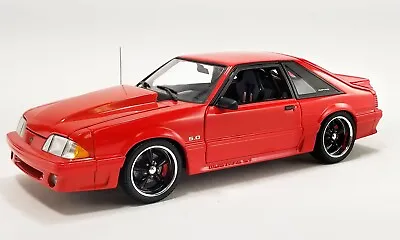 1988 Ford Mustang Gt Street Fighter Red Black Interior 1:18 Gmp 19002 Acme • $219.99