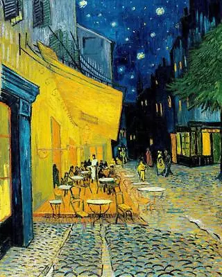 Terrace Of A Cafe At Night Place Du Forum (1888) Van Gogh Wall Art Poster Print • £3.99