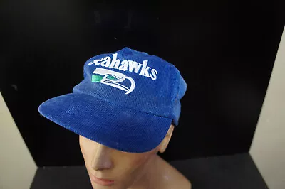 Unworn Vintage NFL Seattle Seahawks Corduroy Fan Vtg Hat Cap • $27