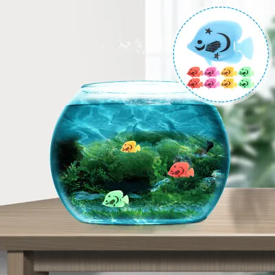 Pack Of 20 Small Plastic Toys Artificial Fish Tank With Moving Fish • £4.99