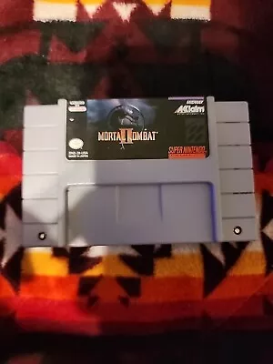 Mortal Kombat II 2 Super Nintendo SNES Original Authentic Genuine Game! • $25