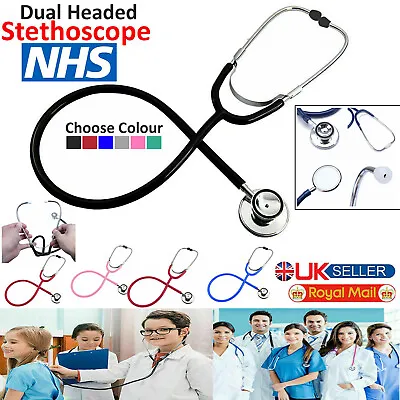 £5.47 • Buy Pro Medical EMT Dual Head Stethoscope For Doctor Nurse Vet Student Health Care.