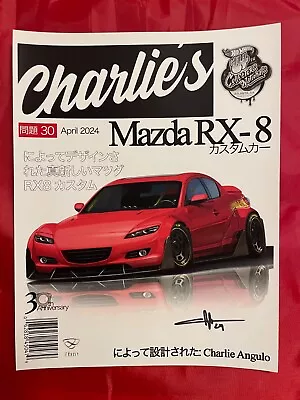 Hot Wheels 24th Collectors Nationals Mazda RX-8 Poster Signed By Charlie Angulo • $10.95