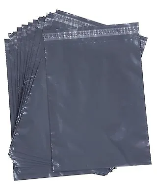 100 Grey Mailing Sacks 230mm X 310mm Plastic / Poly A4 Postal Bags 9x12 • £6.99