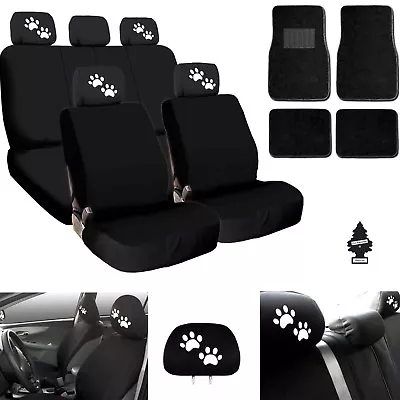 For VW New Paws Car Truck SUV Seat Covers Headrest Floor Mats Full Set  • $49.95