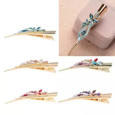 Womens Metal Rhinestone Alligator Hair Clips  Hair Clasp • $13.41