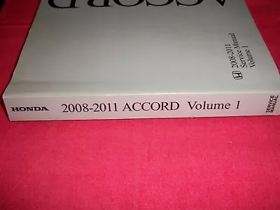 2008 20011 Accord Volume 1 Service Manual Honda Repair Manual OEM • $40